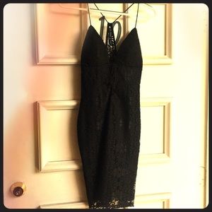 Small/ Black lace Angel Biba night dress